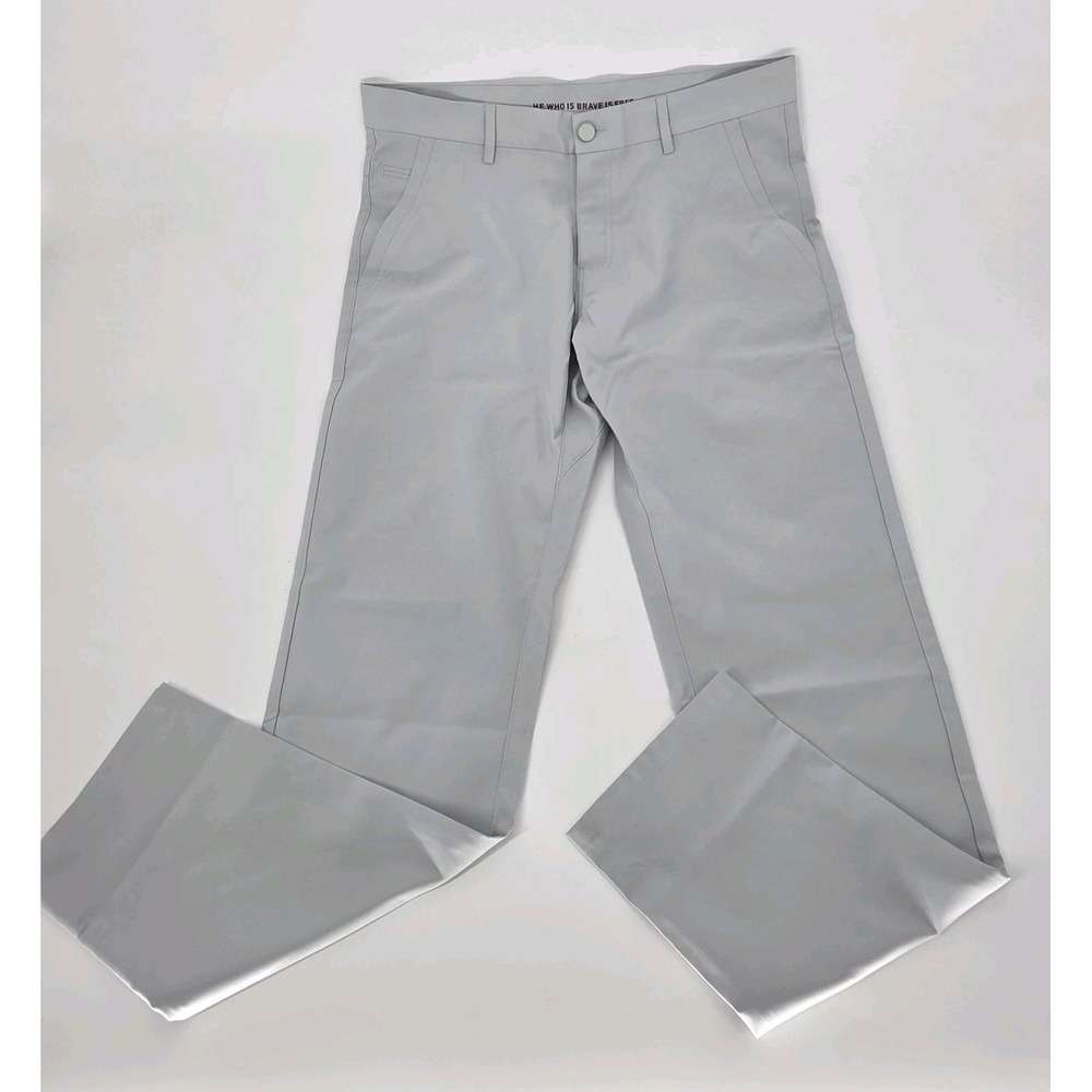 Marcus Pierce Pants Mens 33 x 32 Straight Ice Blue Lifestyle Golf Comfort Pocket
